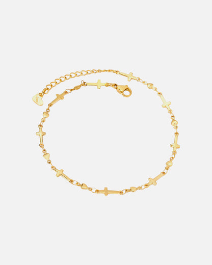 Faith & Love Anklet