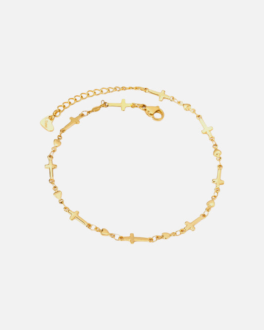 Faith & Love Anklet