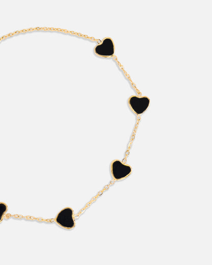 Black Hearts Bracelet