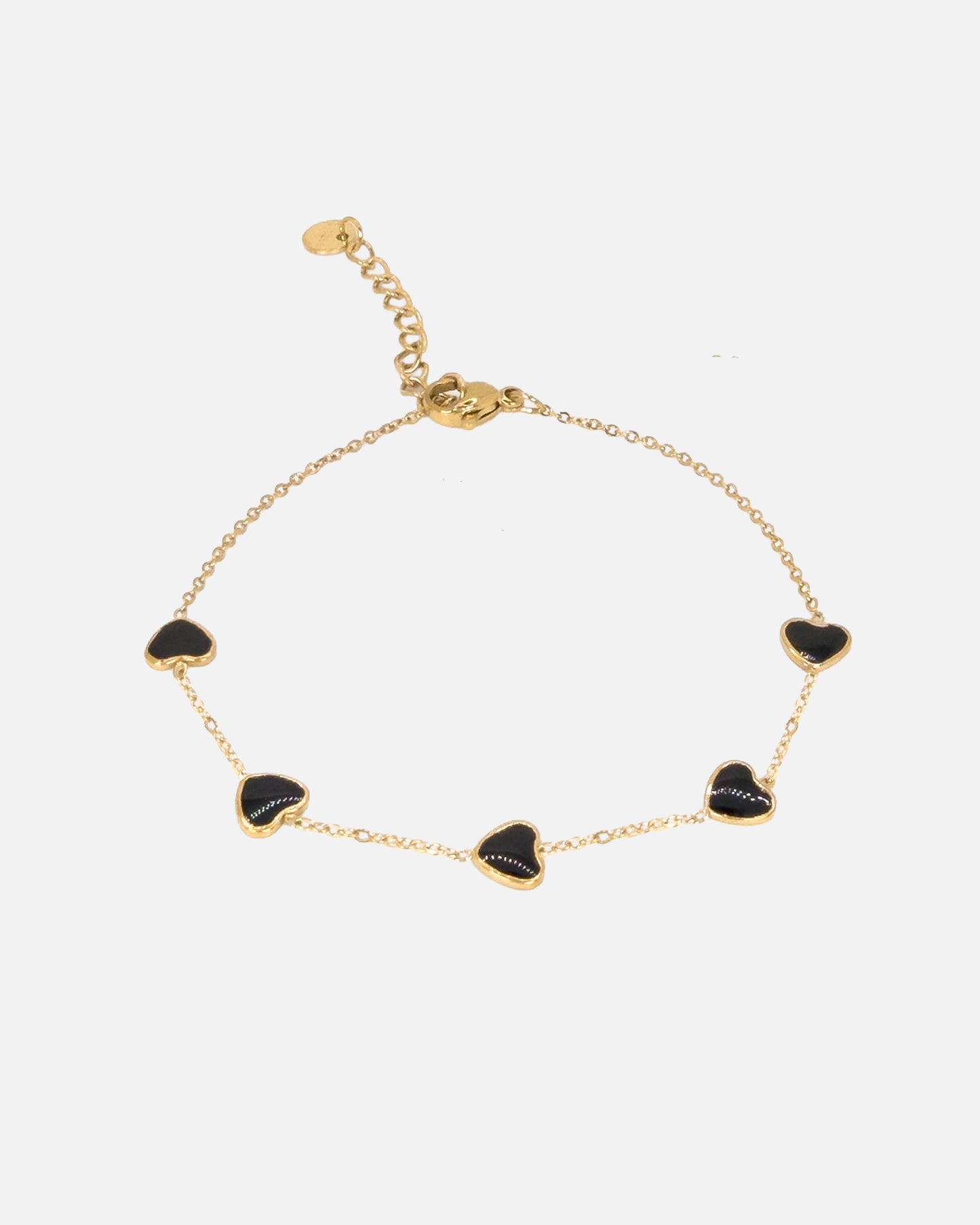 Black Hearts Bracelet