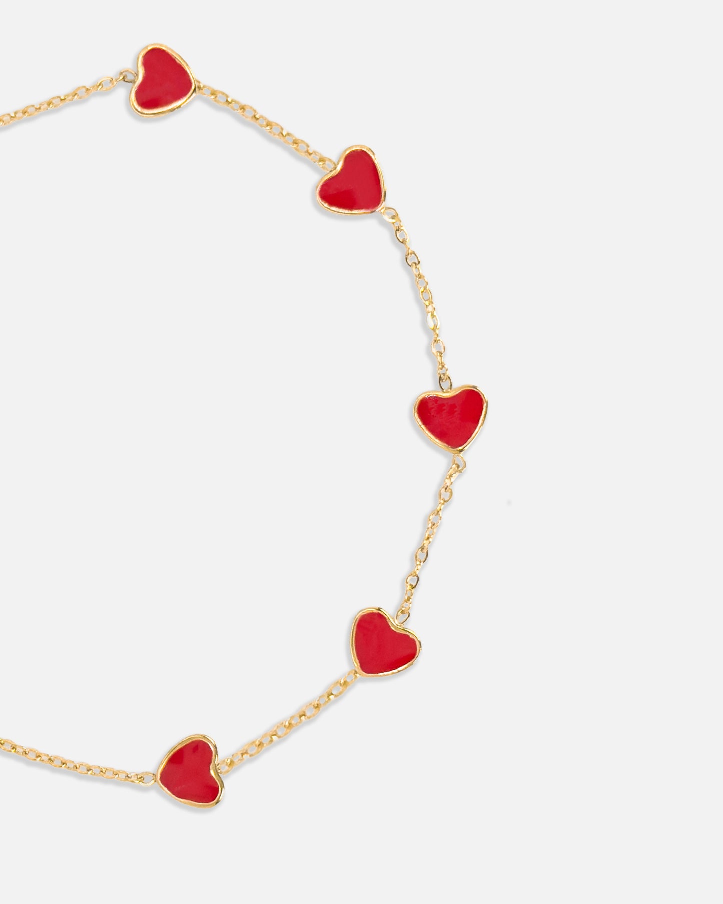 Red Hearts Bracelet