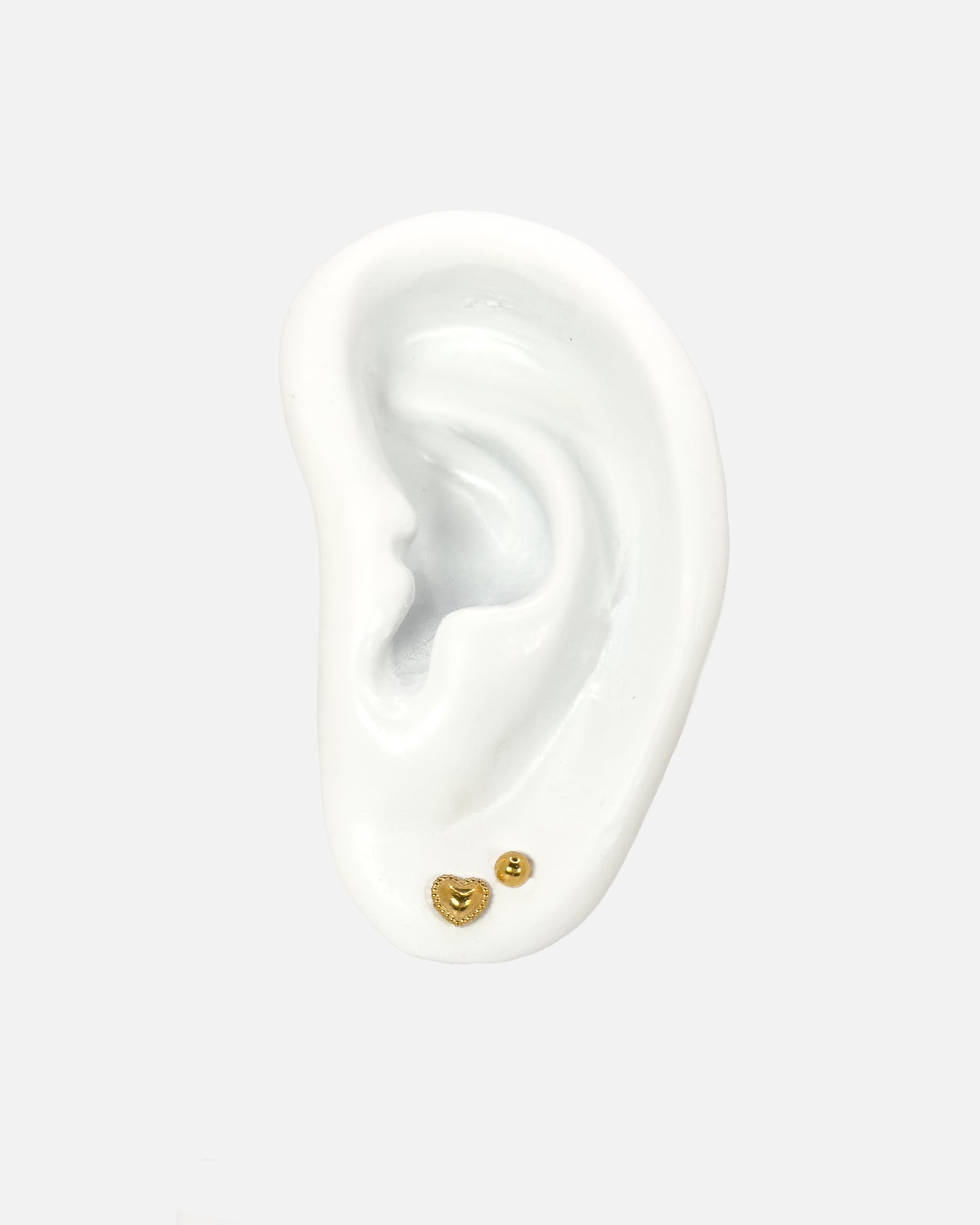 Dotted Heart Earrings