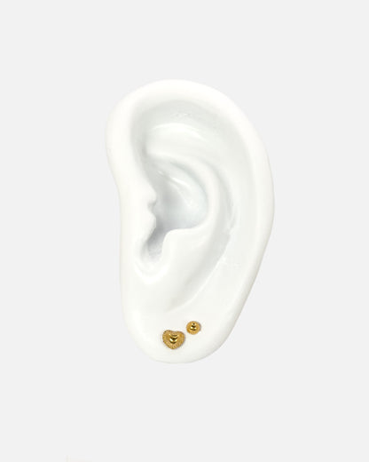 Dotted Heart Earrings