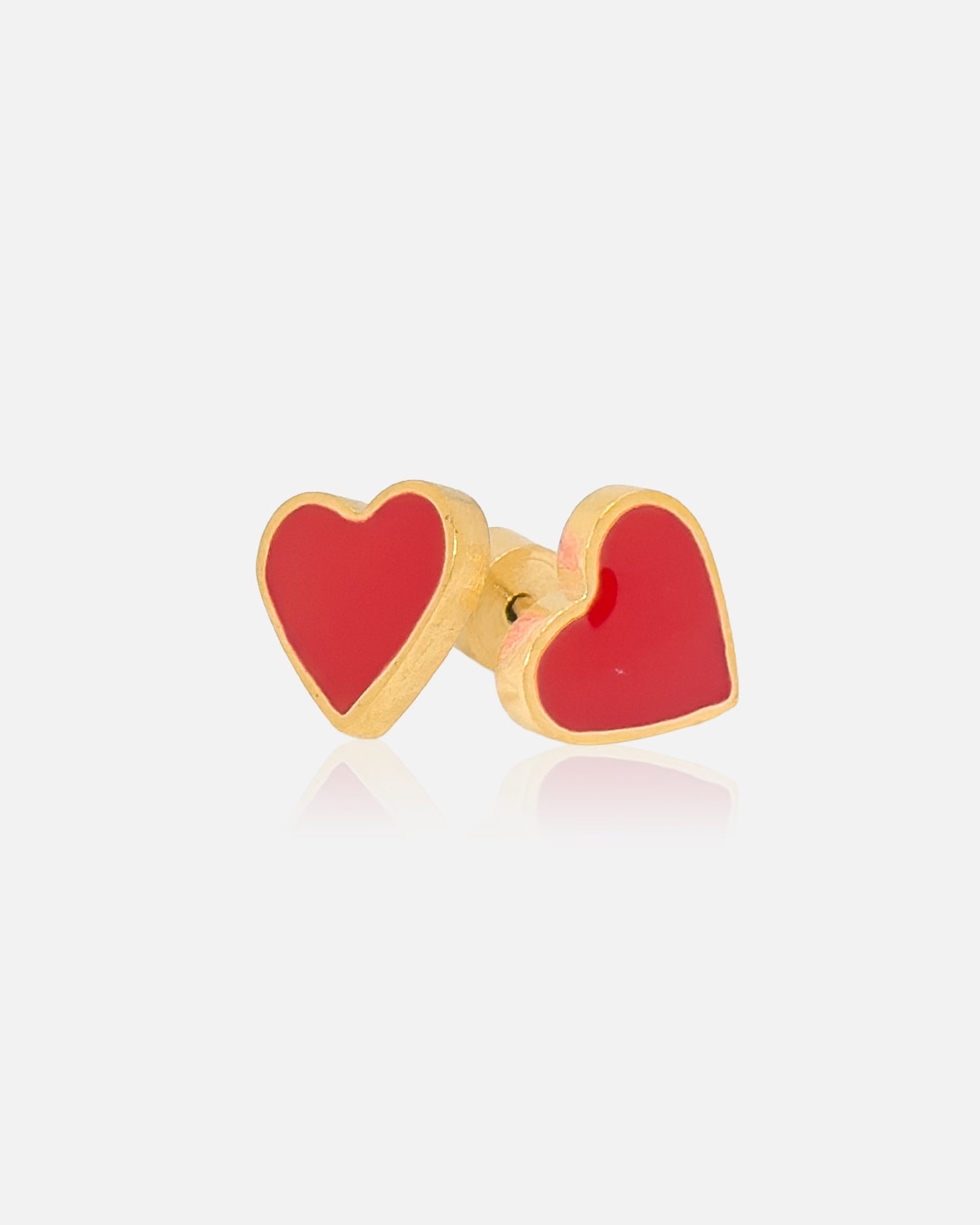 Red Hearts Earrings
