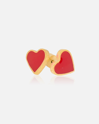Red Hearts Earrings