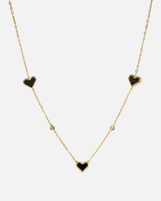 Black Hearts Necklace