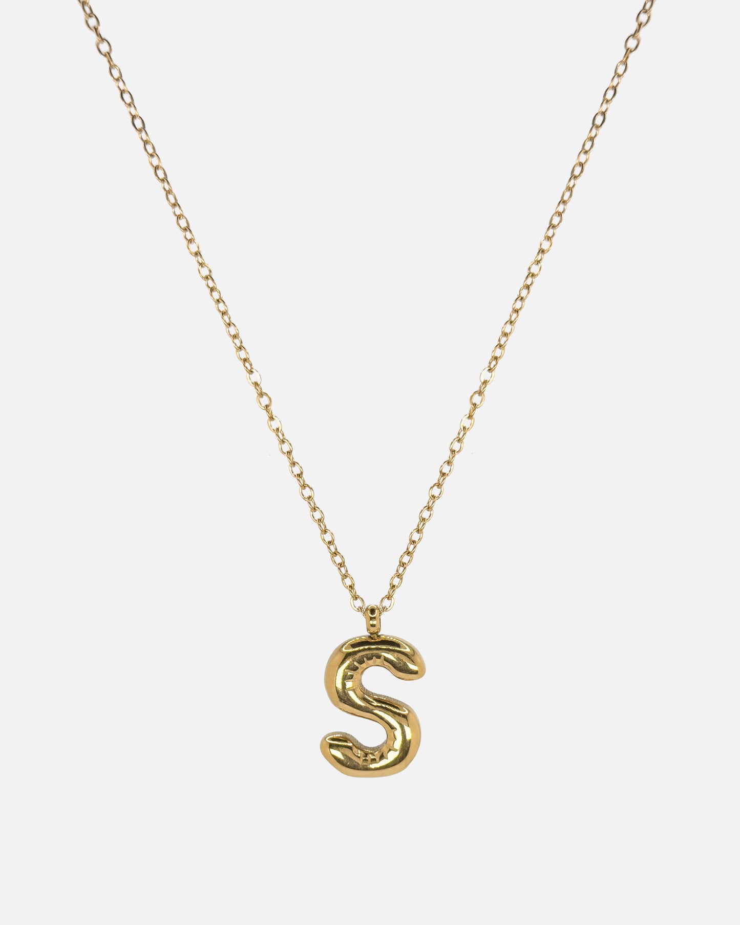 Bubble Letter Necklace