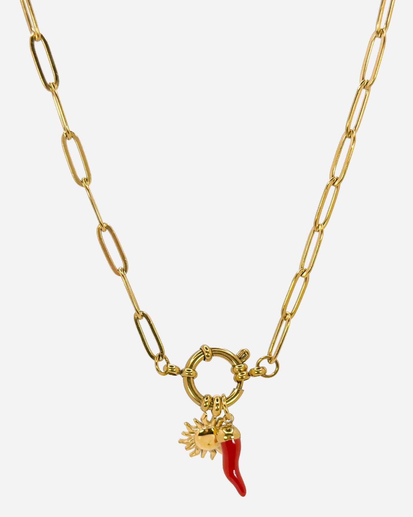 Skinny Paperclip Necklace