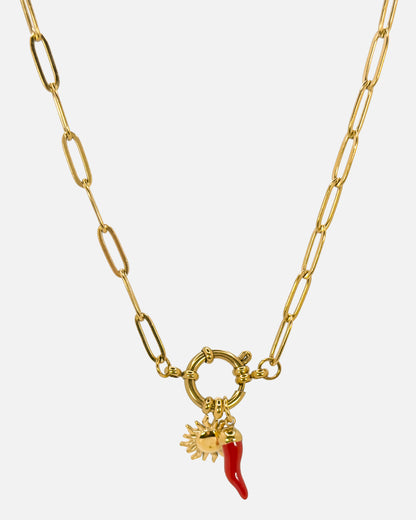 Skinny Paperclip Necklace
