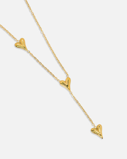 Trio Hearts Necklace