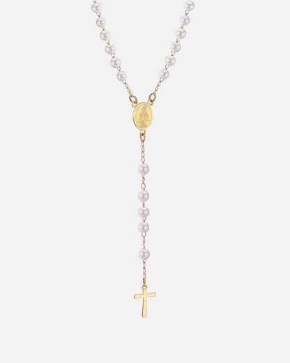 Pearl Rosary Necklace