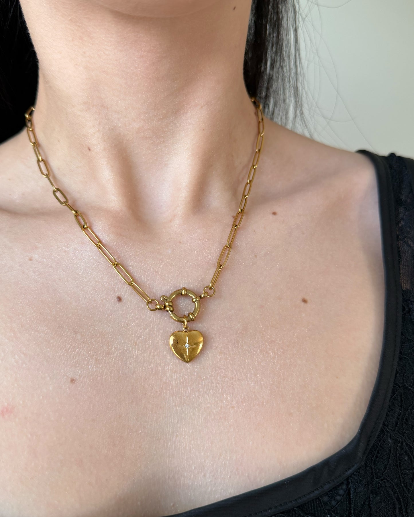 Skinny Paperclip Necklace