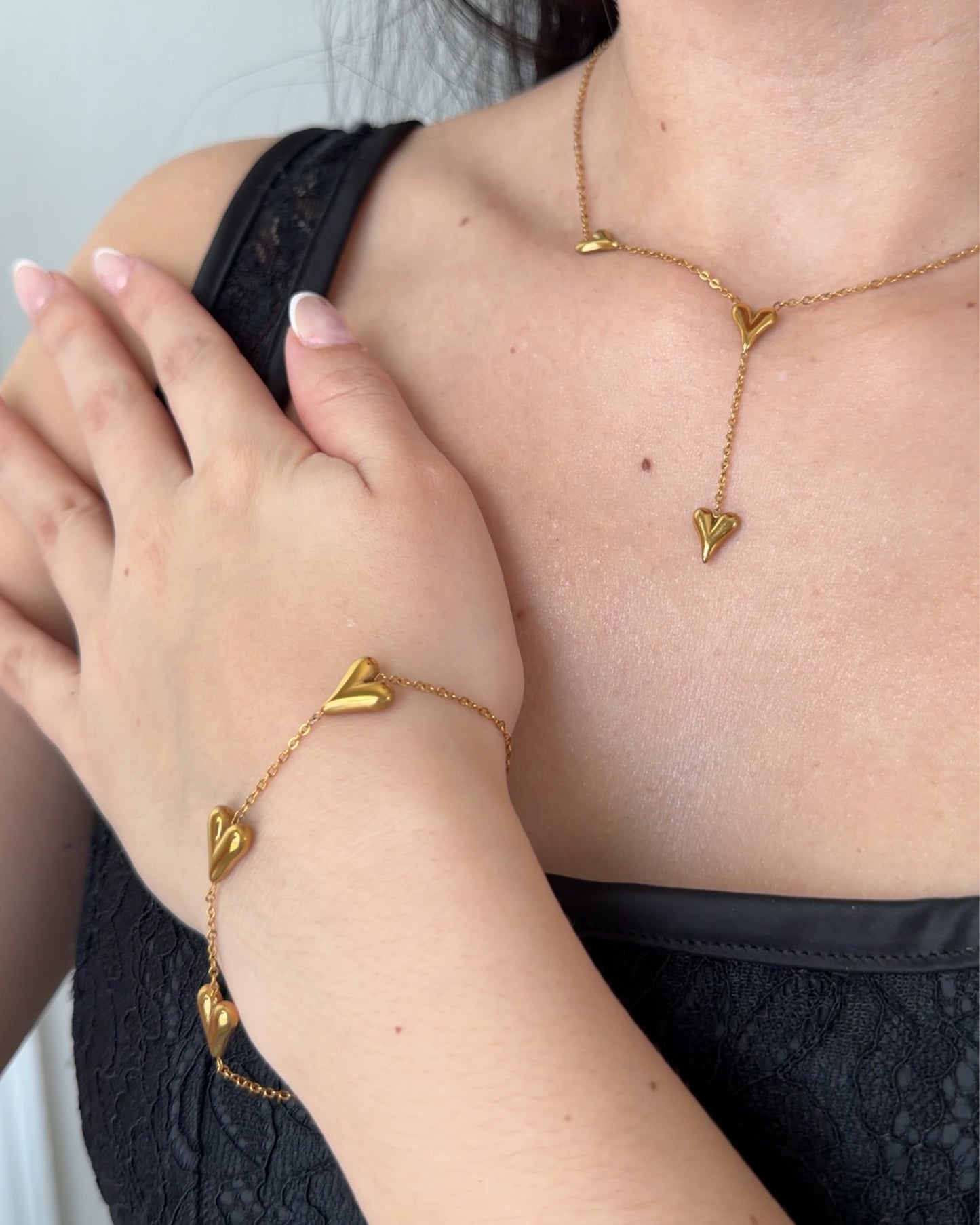 Trio Hearts Bracelet
