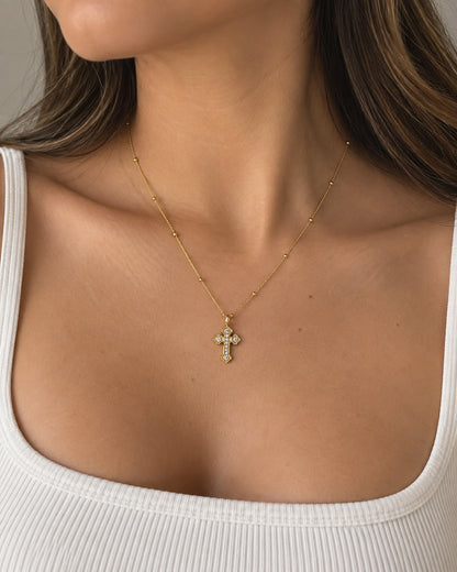 Ornate Cross Necklace